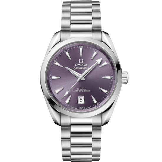 Omega Seamaster Aqua Terra Shades 38mm Lavender Dial Steel 220.10.38.20.10.004 - WATCHXNYC