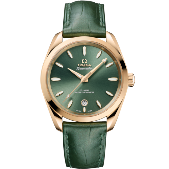 Omega Seamaster Aqua Terra Shades 38mm Bay Green Dial Moonshine Gold 220.53.38.20.10.001 - WATCHXNYC