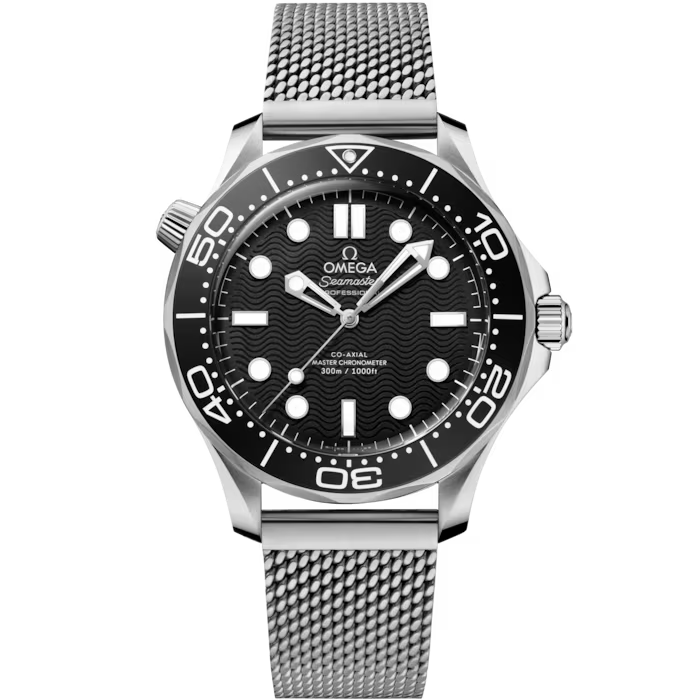 Omega Seamaster Diver 300M Black dial Steel bracelet  210.30.42.20.01.010 - WATCHXNYC