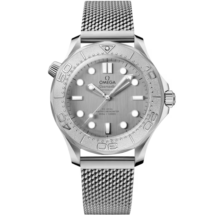 Omega Seamaster Diver 300M Grey dial Steel strap 42mm 210.30.42.20.06.002 - WATCHXNYC