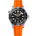 Omega Seamaster Diver 300M 42mm Black dial orange rubber strap  210.32.42.20.01.006
