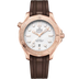 Omega Seamaster Diver 300M White dial 42mm sedna gold brown rubber strap  210.52.42.20.04.001