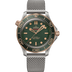 Omega Seamaster Diver 300M Green dial Titanium‑Bronze gold strap 42mm 210.90.42.20.10.001