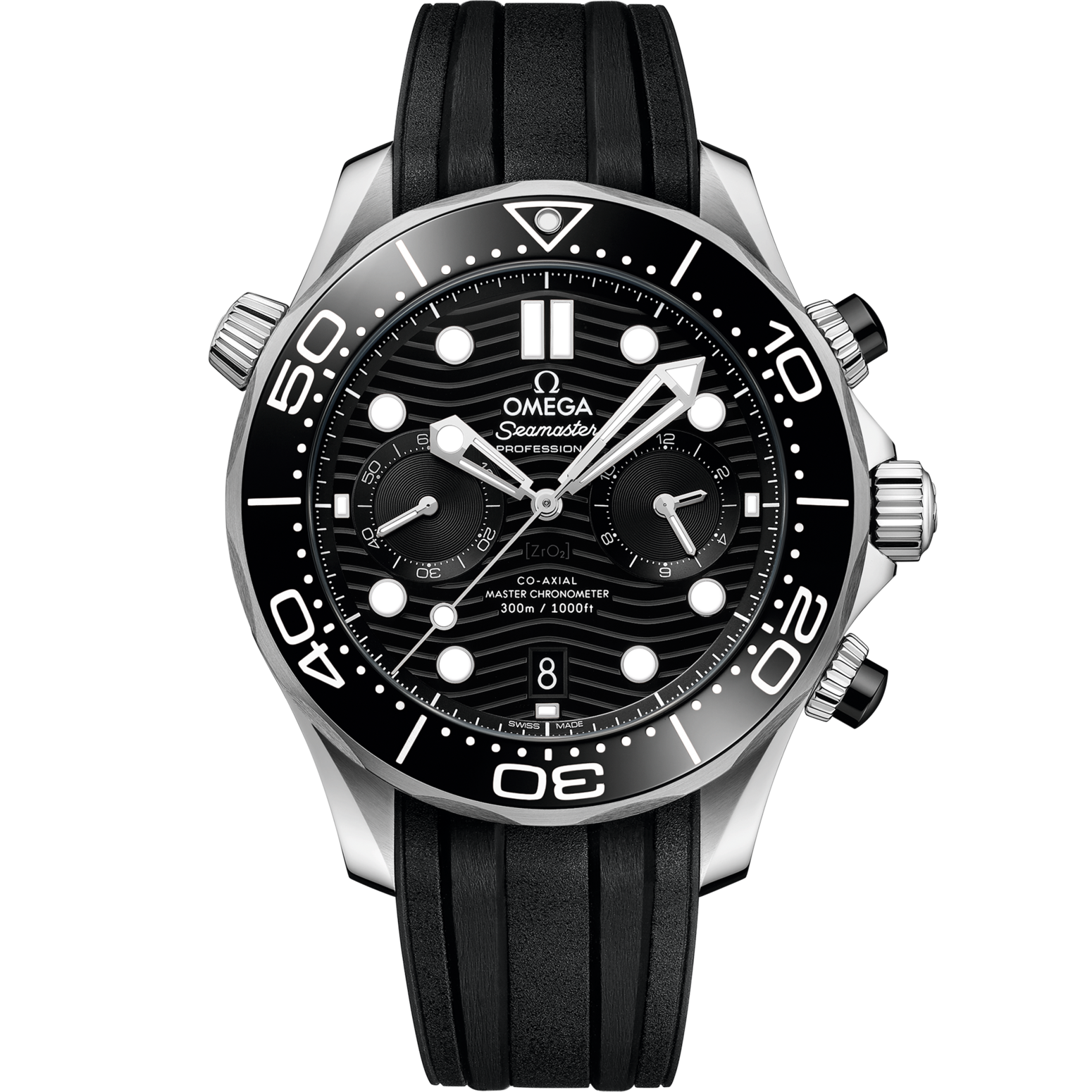 Omega Seamaster Diver 300M 44 mm Black Dial Stainless Steel Strap 210.32.44.51.01.001 - WATCHXNYC