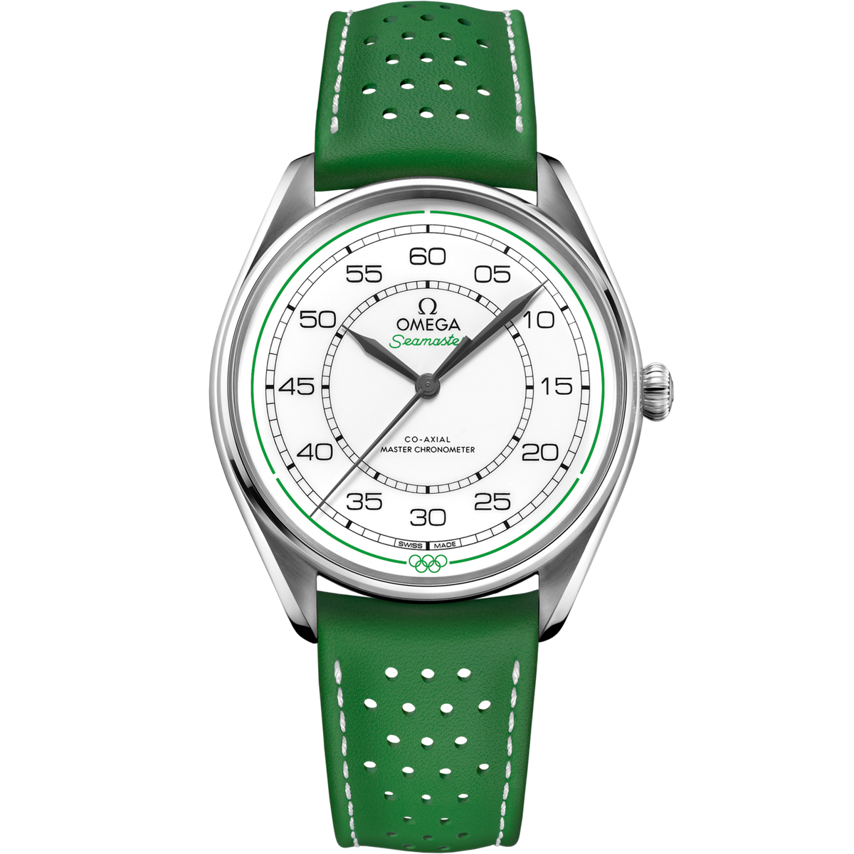 Omega Seamaster Olympic Official Timekeeper 39.5 mm White Dial Stainless Steel Strap 522.32.40.20.04.005 - WATCHXNYC