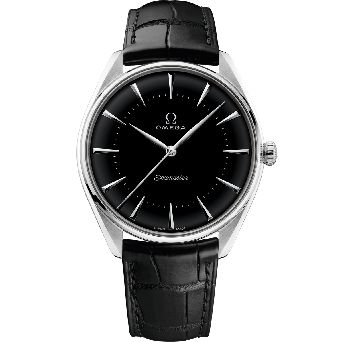Omega Seamaster Olympic Official Timekeeper 39.5 mm Black Dial Platinum Strap 522.93.40.20.01.001 - WATCHXNYC