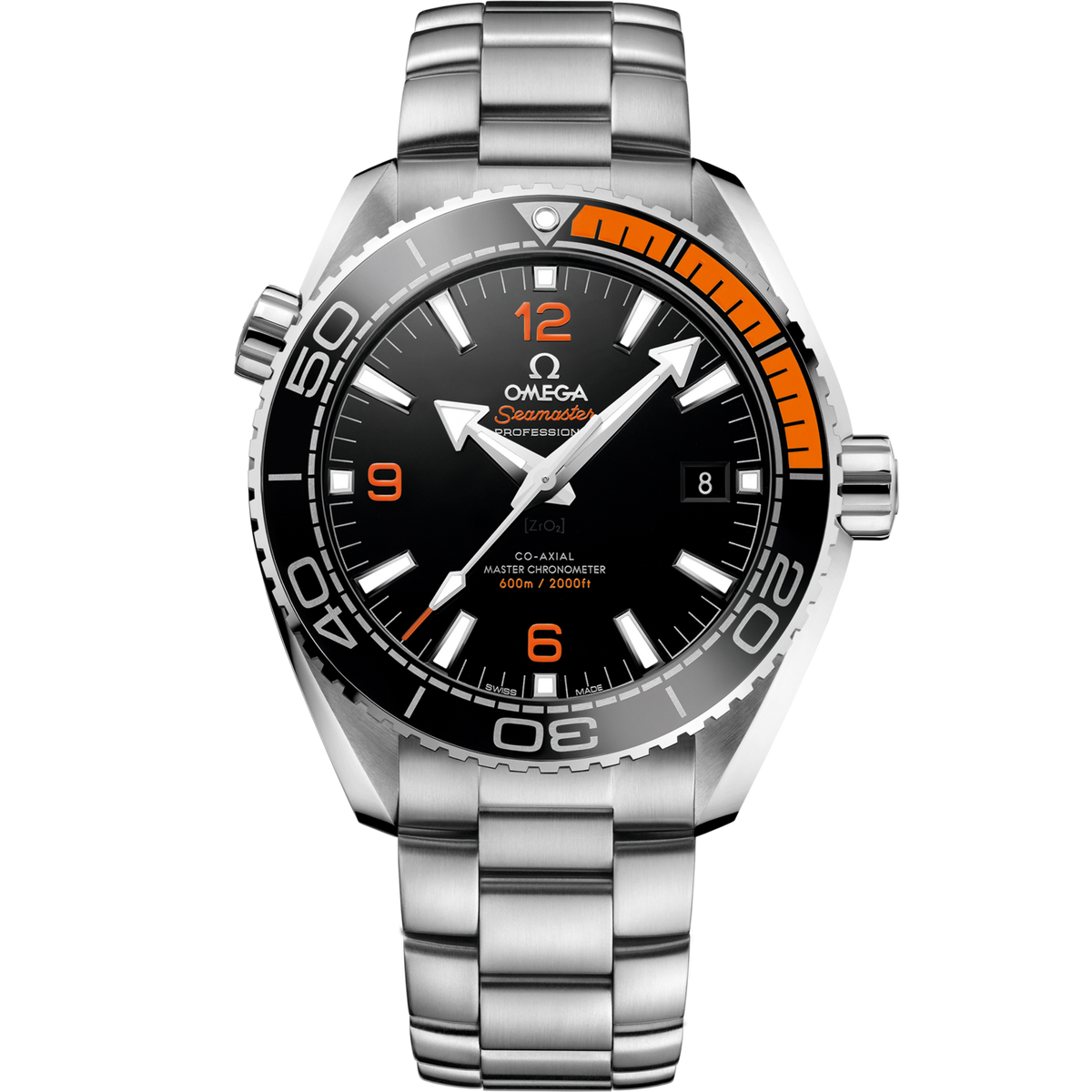 Omega Seamaster Planet Ocean 600M 43.5 mm Black Dial Stainless Steel Bracelet 215.30.44.21.01.002 - WATCHXNYC