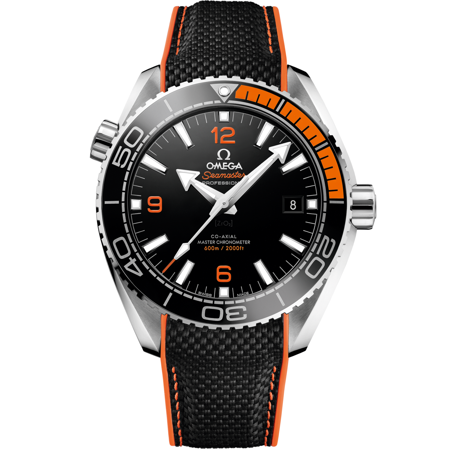 Omega Seamaster Planet Ocean 600M 43.5 mm Black Dial Stainless Steel Strap 215.32.44.21.01.001 - WATCHXNYC