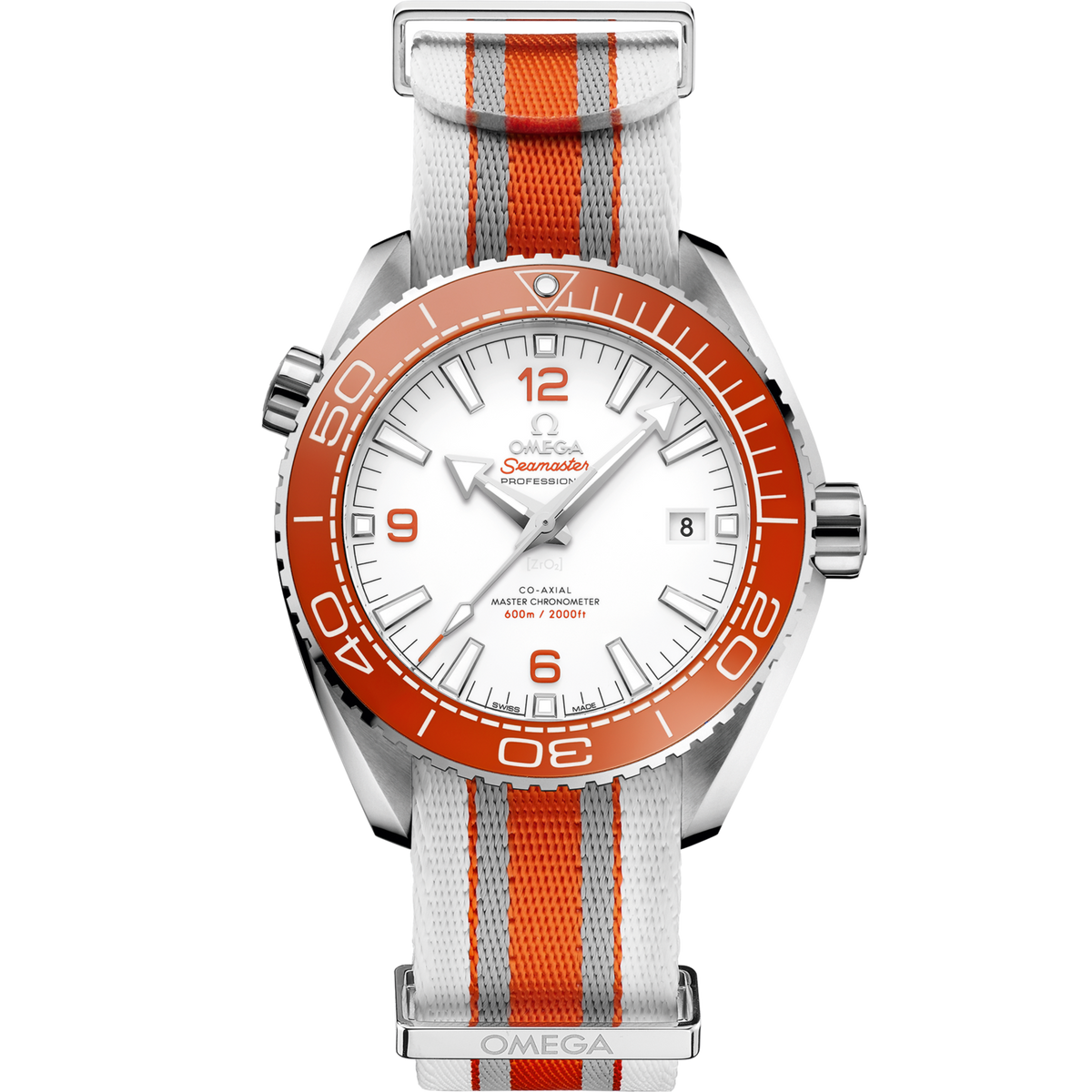 Omega Seamaster Planet Ocean 600M 43.5 mm White Dial Stainless Steel Strap 215.32.44.21.04.001 - WATCHXNYC