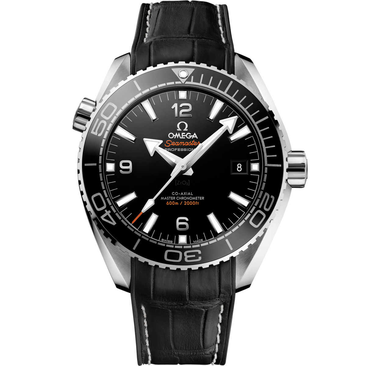 Omega Seamaster Planet Ocean 600M 43.5 mm Black Dial Stainless Steel Strap 215.33.44.21.01.001 - WATCHXNYC