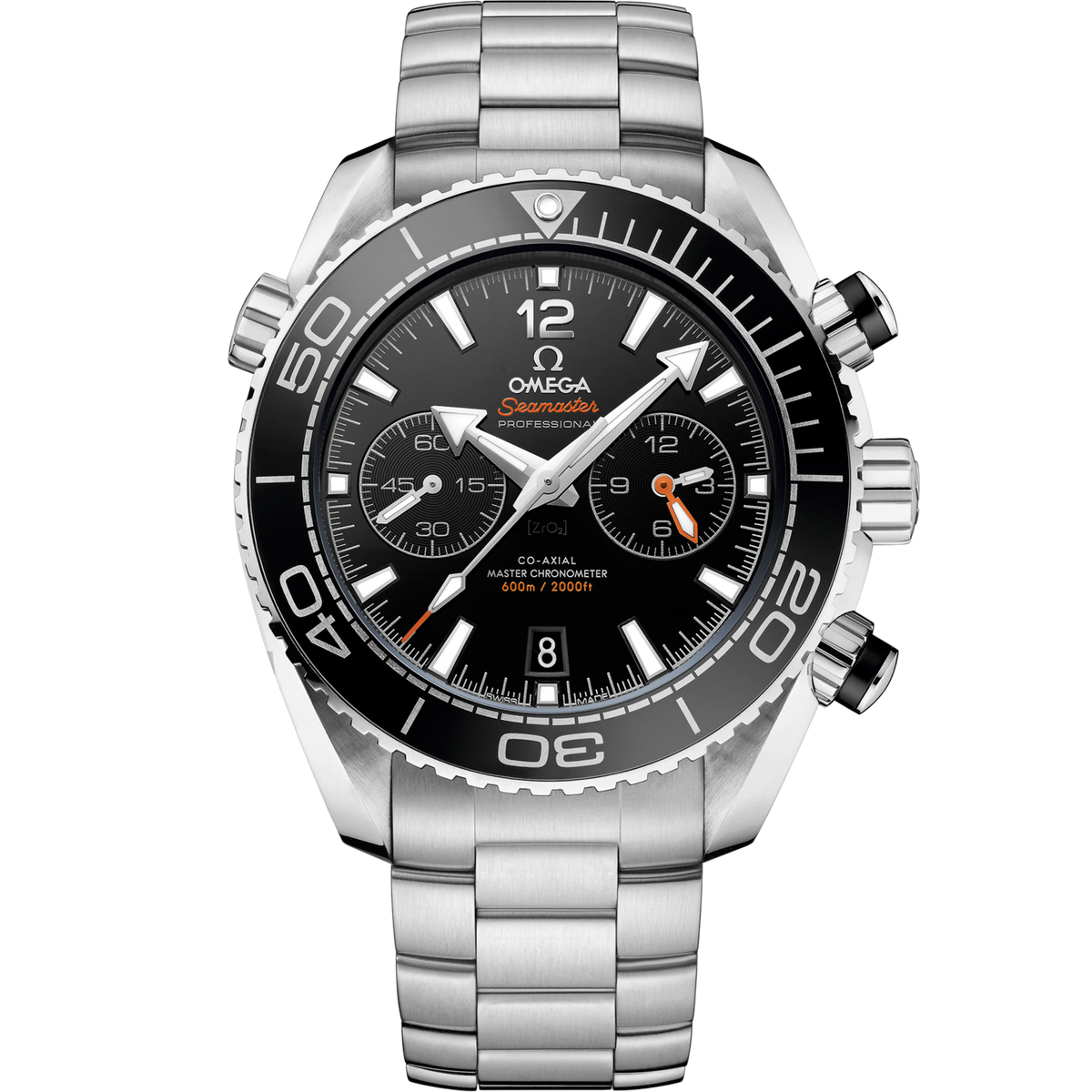 Omega Seamaster Planet Ocean 600M 45.5 mm Black Dial Stainless Steel Bracelet 215.30.46.51.01.001 - WATCHXNYC