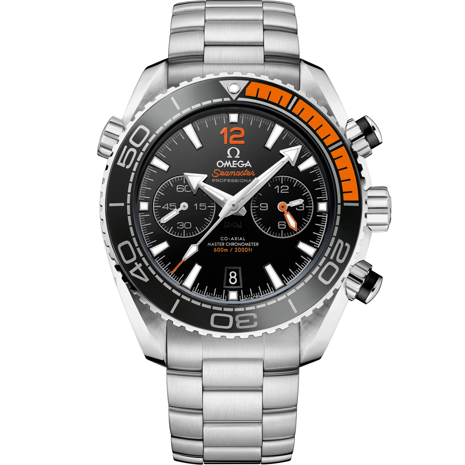 Omega Seamaster Planet Ocean 600M 45.5 mm Black Dial Stainless Steel Bracelet 215.30.46.51.01.002 - WATCHXNYC