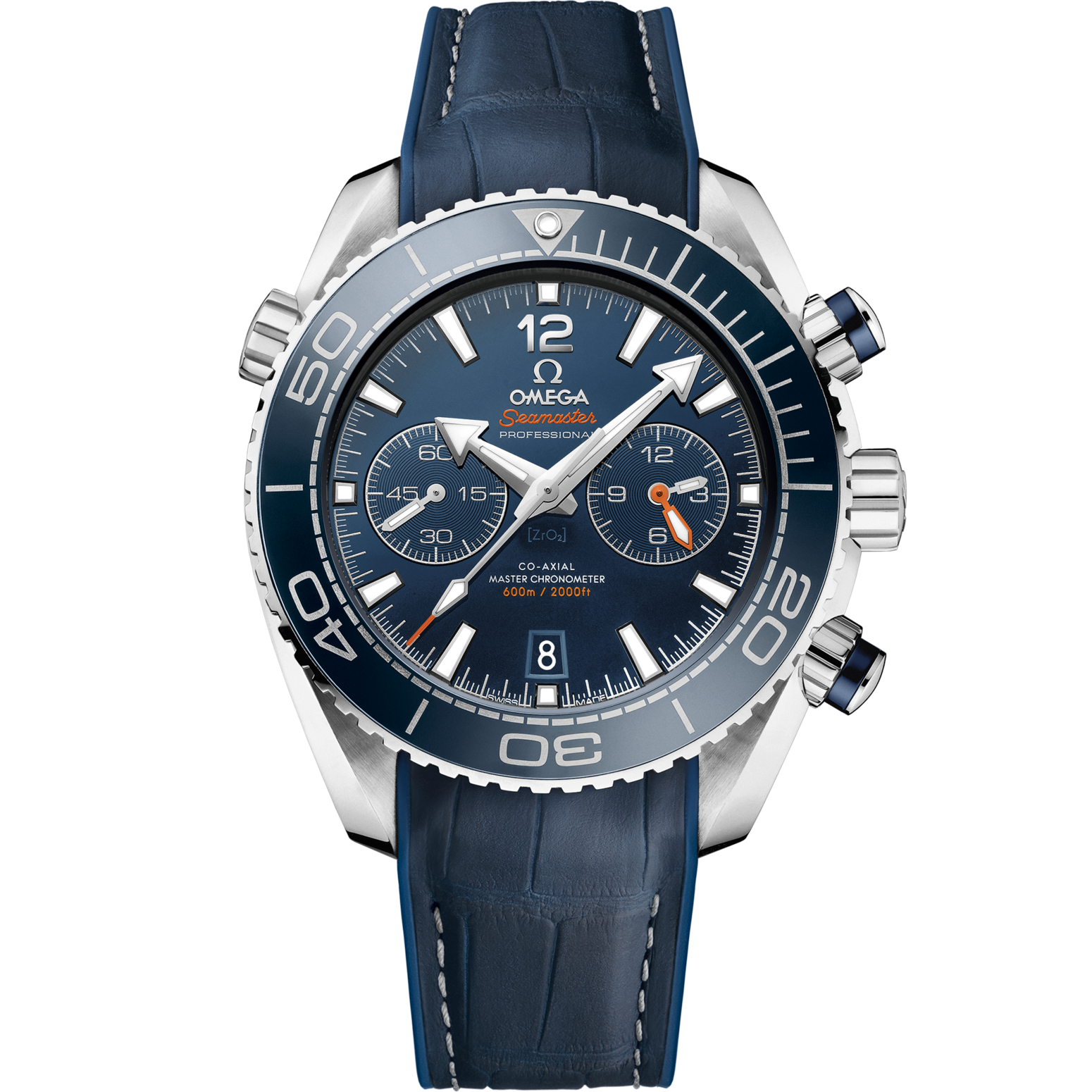 Omega Seamaster Planet Ocean 600M 45.5 mm Blue Dial Stainless Steel Strap 215.33.46.51.03.001 - WATCHXNYC