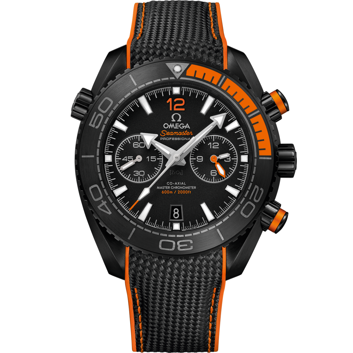Omega Seamaster Planet Ocean 600M 45.5 mm Black Dial Black ceramic Strap 215.92.46.51.01.001 - WATCHXNYC