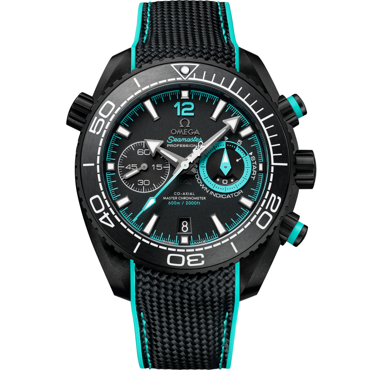 Omega Seamaster Planet Ocean 600M 45.5 mm Black Dial Black ceramic Strap 215.92.46.51.01.003 - WATCHXNYC