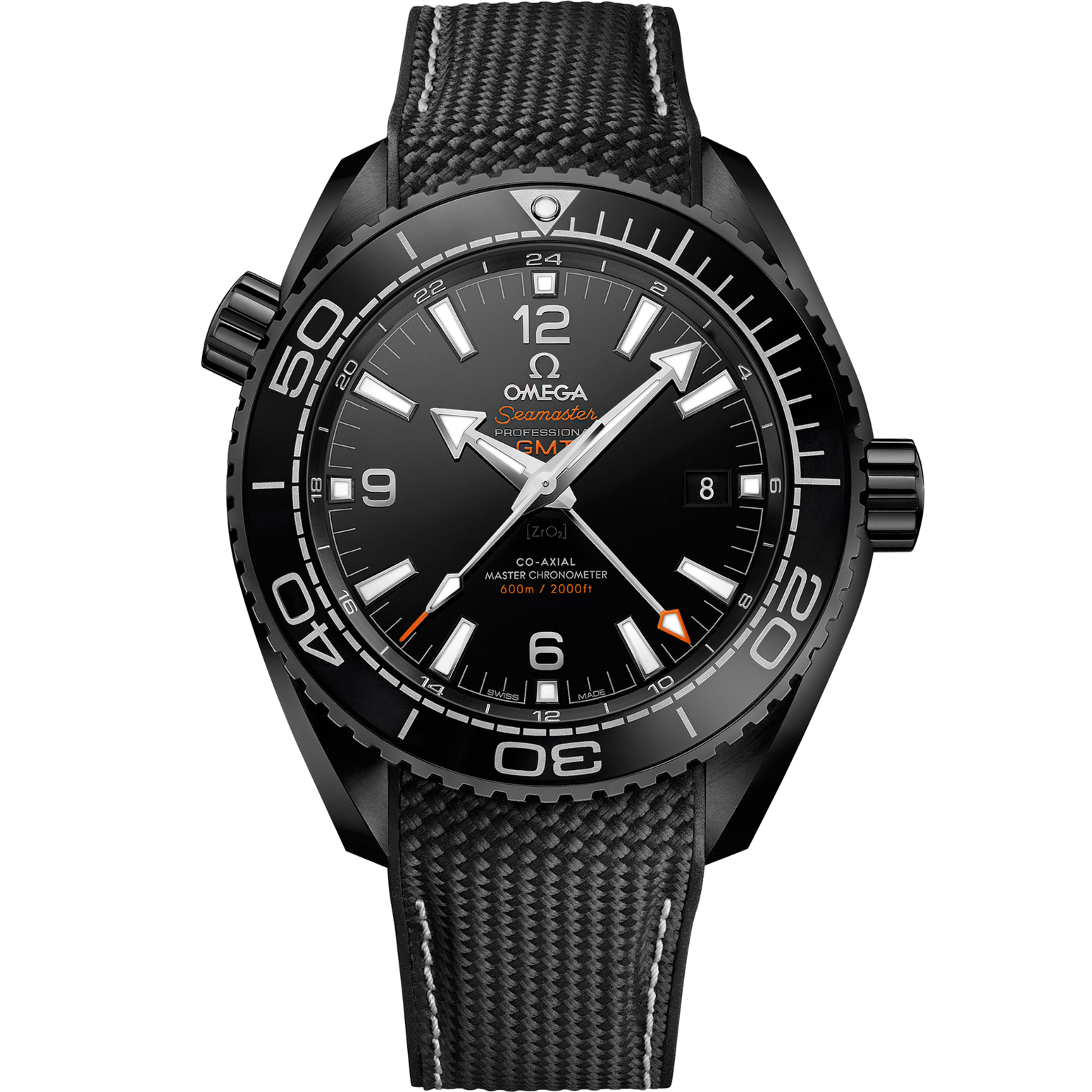 Omega Seamaster Planet Ocean 600M 45.5 mm Black Dial Black ceramic Strap 215.92.46.22.01.001 - WATCHXNYC