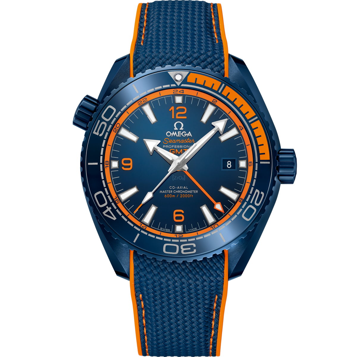Omega Seamaster Planet Ocean 600M 45.5 mm Blue Dial Blue ceramic Strap 215.92.46.22.03.001 - WATCHXNYC