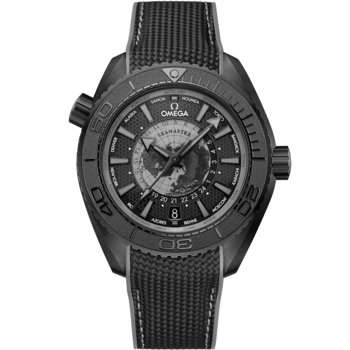 OMEGA Seamaster Planet Ocean 600M 45.5mm Black Dial Ceramic Rubber strap 215.92.46.22.01.007 - WATCHXNYC