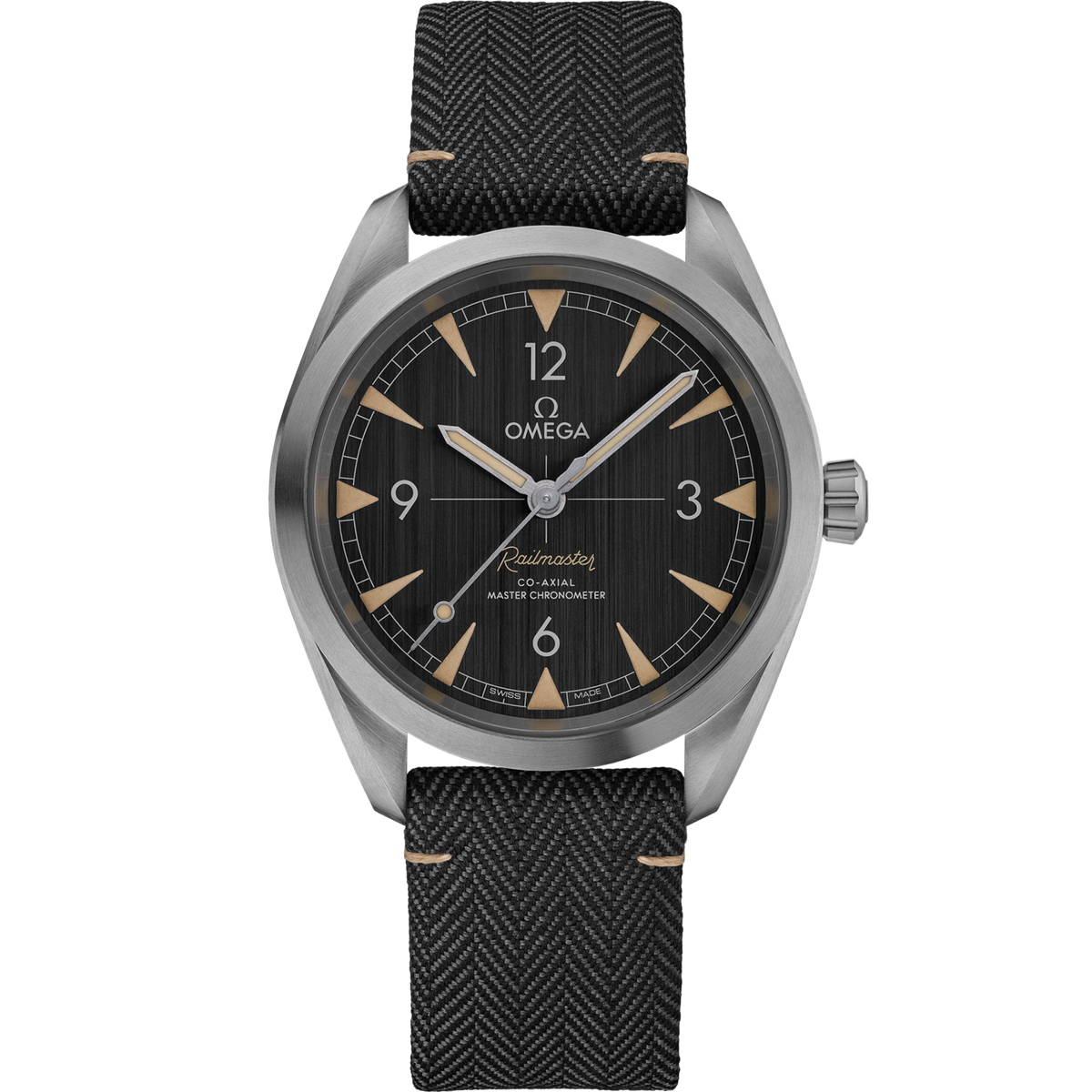 Omega Seamaster Railmaster 40 mm Black Dial Stainless Steel Strap 220.12.40.20.01.001 - WATCHXNYC