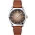 OMEGA Seamaster Railmaster 38mm Brown dial steel Leather strap 235.12.38.20.13.001