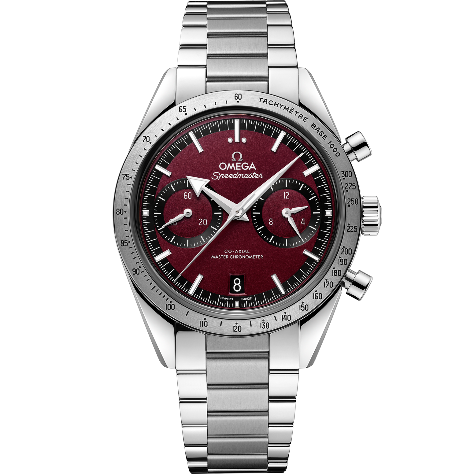 Omega Speedmaster '57 40.5 mm Red Dial Stainless Steel Bracelet 332.10.41.51.11.001 - WATCHXNYC