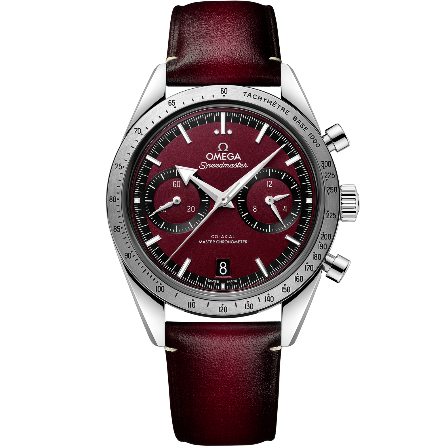 Omega Speedmaster '57 40.5 mm Red Dial Stainless Steel Strap 332.12.41.51.11.001 - WATCHXNYC