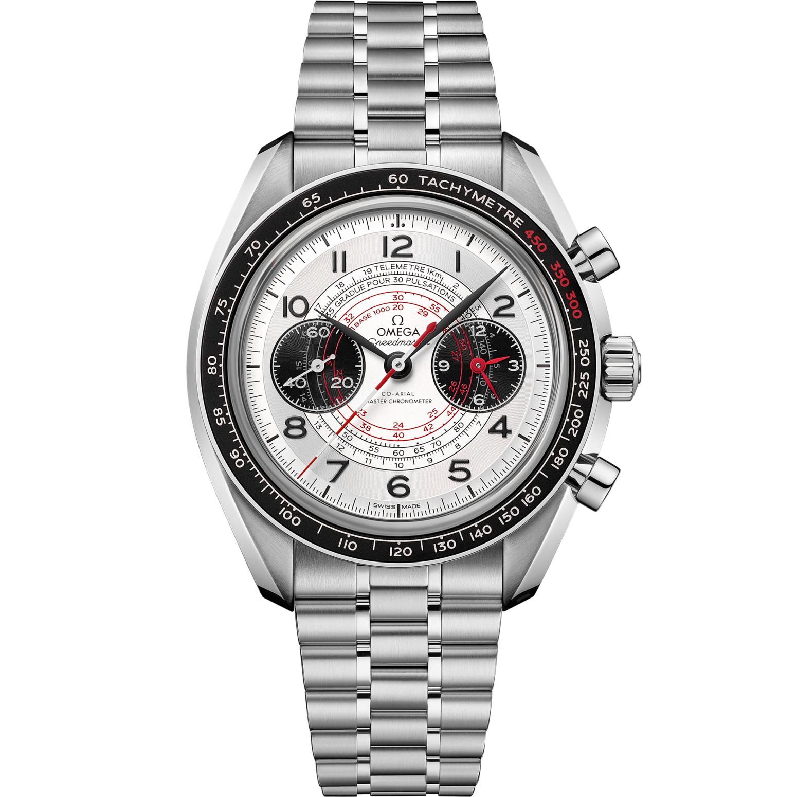 Omega Speedmaster Chronoscope  Silver Dial 43 mm  Stainless Steel  Bracelet 329.30.43.51.02.002 - WATCHXNYC