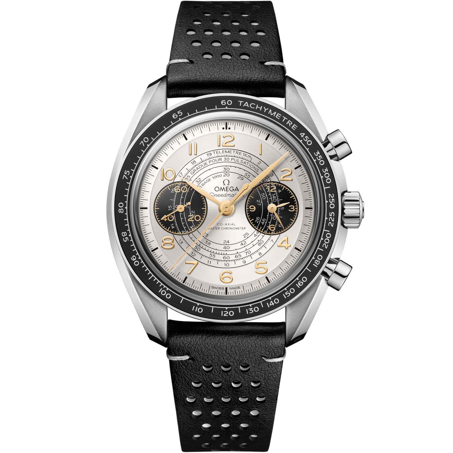 Omega Speedmaster Chronoscope  Silver Dial 43 mm  Stainless Steel  Strap 522.32.43.51.02.001 - WATCHXNYC