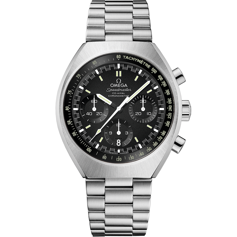 Omega Speedmaster  Mark II  42.4 x 46.2 mm Black Dial Stainless Steel Bracelet 327.10.43.50.01.001 - WATCHXNYC