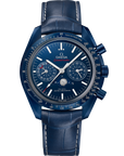 Omega Speedmaster  Moonphase  Blue Dial 44.25 mm  Blue ceramic Strap 304.93.44.52.03.001 - WATCHXNYC
