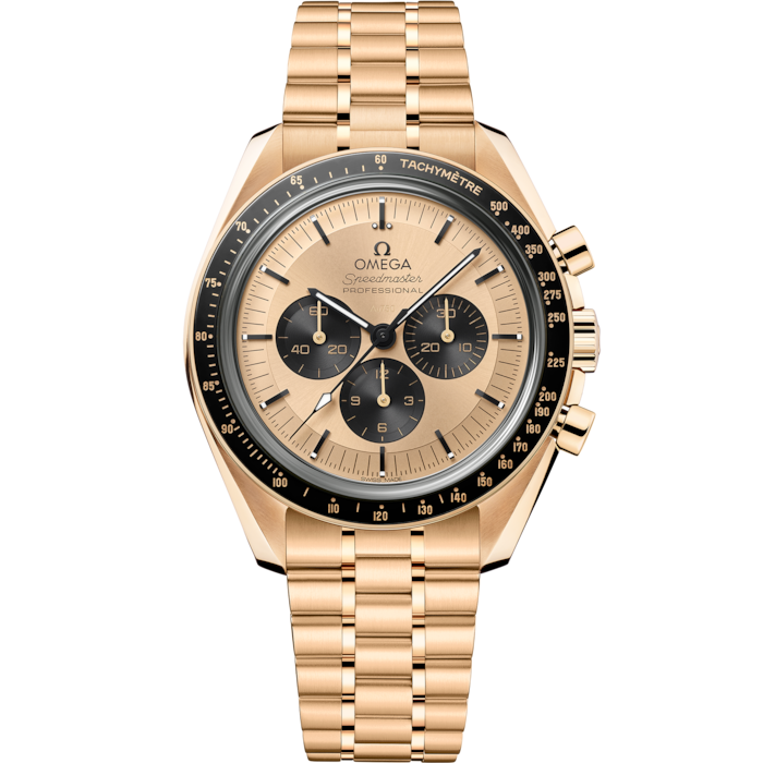 Omega Speedmaster 42mm Yellow Dial Moonshine™ Gold 310.60.42.50.99.002 - WATCHXNYC