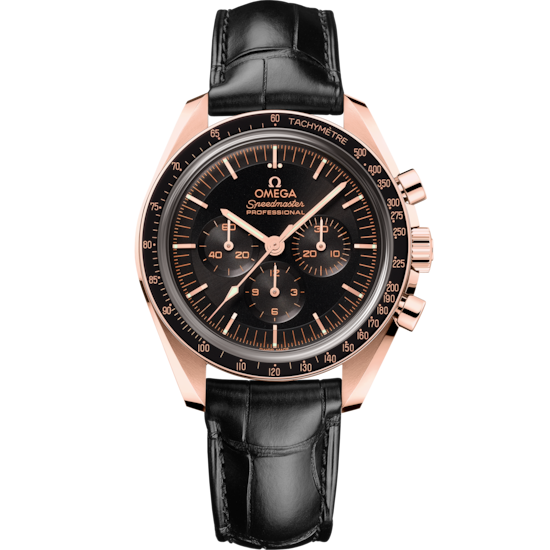 Omega Speedmaster Moonwatch Professional 42 mm Black Dial Sedna™ 18k Rose Gold Strap 310.63.42.50.01.001 - WATCHXNYC