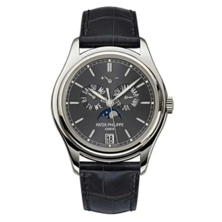Patek Philippe Annual Calendar Complications 39mm Black Dial Platinum 5146P-001 - WATCHXNYC