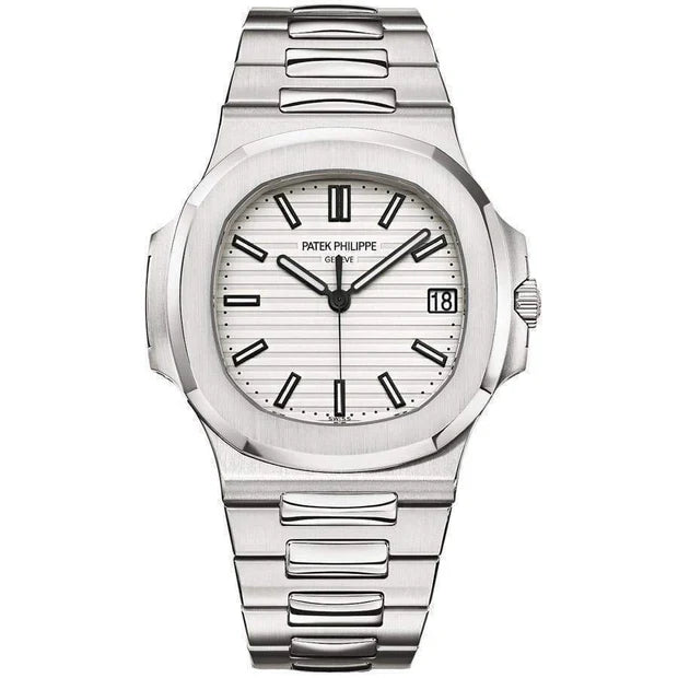 Patek Philippe Nautilus White Dial Stainless Steel 40mm 5711/1A-011 - WATCHXNYC