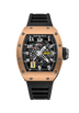 Richard Mille RM030 42.7 mm x 50 mm Transparent Dial 18k Rose Gold Rubber Strap