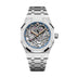 Audemars Piguet Royal Oak Double Balance Wheel Openworked 37 mm Light Blue Dial 18-Carat White Gold Bracelet 15467BC.OO.1256BC.01