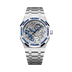Audemars Piguet Royal Oak Double Balance Wheel Openworked 41 mm Transparent Dial with Diamonds 18-Carat White Gold Bracelet 15412BC.SS.1220BC.02