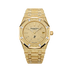 Audemars Piguet Royal Oak _x0093_Jumbo_x0094_ Extra-Thin 39 mm Diamond Paved Dial 18-Carat Yellow Gold Bracelet 16202BA.HH.1241BA.01