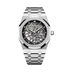 Audemars Piguet Royal Oak _x0093_Jumbo_x0094_ Extra-Thin Openworked 39 mm Dark Grey Dial 18-Carat White Gold Bracelet 16204BC.OO.1240BC.01
