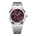 Audemars Piguet Royal Oak Perpetual Calendar 41 mm Burgundy  Dial 18-Carat White Gold Bracelet 26574BC.OO.1220BC.01