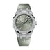 Audemars Piguet Royal Oak Selfwinding 37 mm Green Dial with Diamonds 18-Carat White Gold   Strap 15551BC.ZZ.D405CR.01