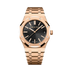 Audemars Piguet Royal Oak Selfwinding 41 mm Black Dial 18-Carat Pink Gold Bracelet 15510OR.OO.1320OR.04