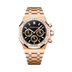 Audemars Piguet Royal Oak Selfwinding Chronograph 38 mm Black Dial with Diamonds 18-Carat Pink Gold Bracelet 26715OR.ZZ.1356OR.02
