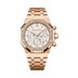 Audemars Piguet Royal Oak Selfwinding Chronograph 38 mm Silver Dial with Diamonds 18-Carat Pink Gold Bracelet 26715OR.ZZ.1356OR.01