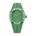 Audemars Piguet Royal Oak Selfwinding Tsavorite "50th Anniversary" 37 mm Diamond Paved Dial 18-Carat White Gold Bracelet 15554BC.TV.1274BC.01