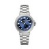 Breguet Marine 33.8 mm Blue Dial with Diamonds Stainless Steel Bracelet 9518ST/YD/S80/D001