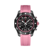 Breitling Endurance Pro 38 mm Black Dial Breitlight Pink Rubber Strap X83310D41B1S1