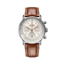 Breitling Navitimer B01 Chronograph 41 mm White Dial Stainless Steel Leather Strap AB0139211G1P1