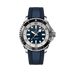 Breitling Superocean Automatic 44 mm  White And Blue Dial Stainless Steel Rubber Blue Strap A17376211C1S1