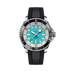 Breitling Superocean Automatic 44 mm White And Sky Blue Dial Stainless Steel Rubber Black Strap A17376211L2S1